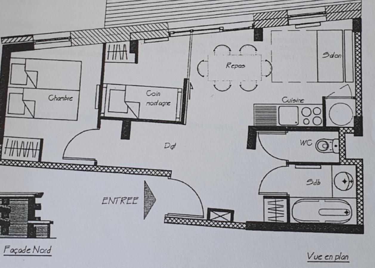 Charmant Appartement Confortable Pour 6 Personnes 40M2 Pied Pistes, Piscine, Wifi, Parking シャンルッス エクステリア 写真